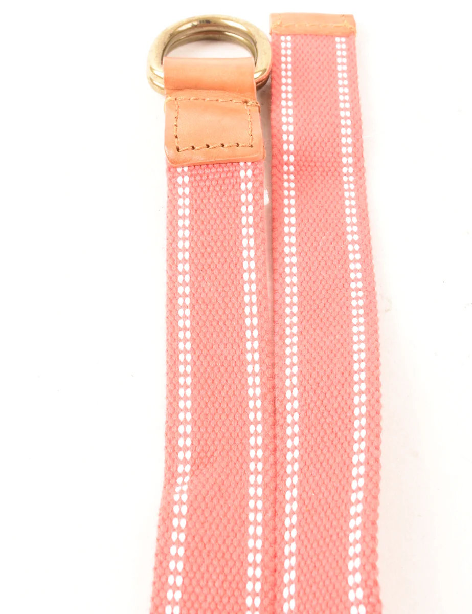 Vintage Salmon Pink Waist Belt - S - Image 3