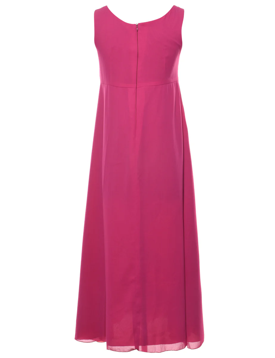 Vintage Sleeveless Maxi Dress - S - Image 2