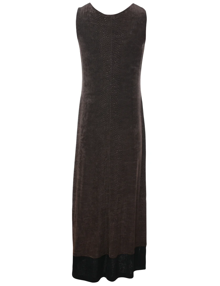 Vintage Snakeskin Finish Dress - M - Image 2