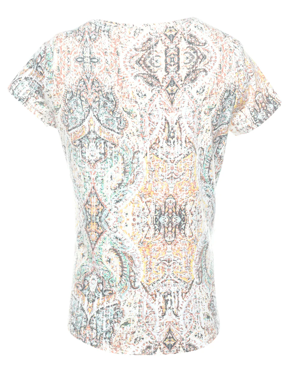 Sonoma Patterned Printed T-shirt - S - Image 2