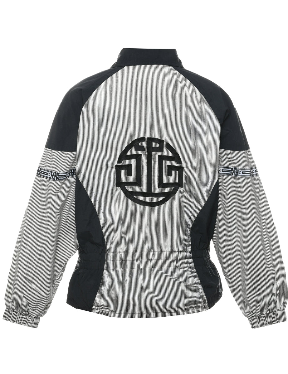 Vintage Striped Jacket - M - Image 2