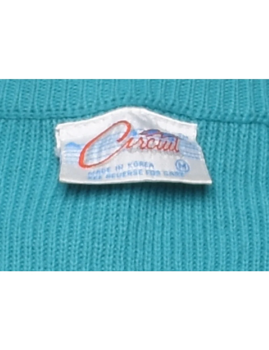 Vintage Striped Jumper - L - Image 4