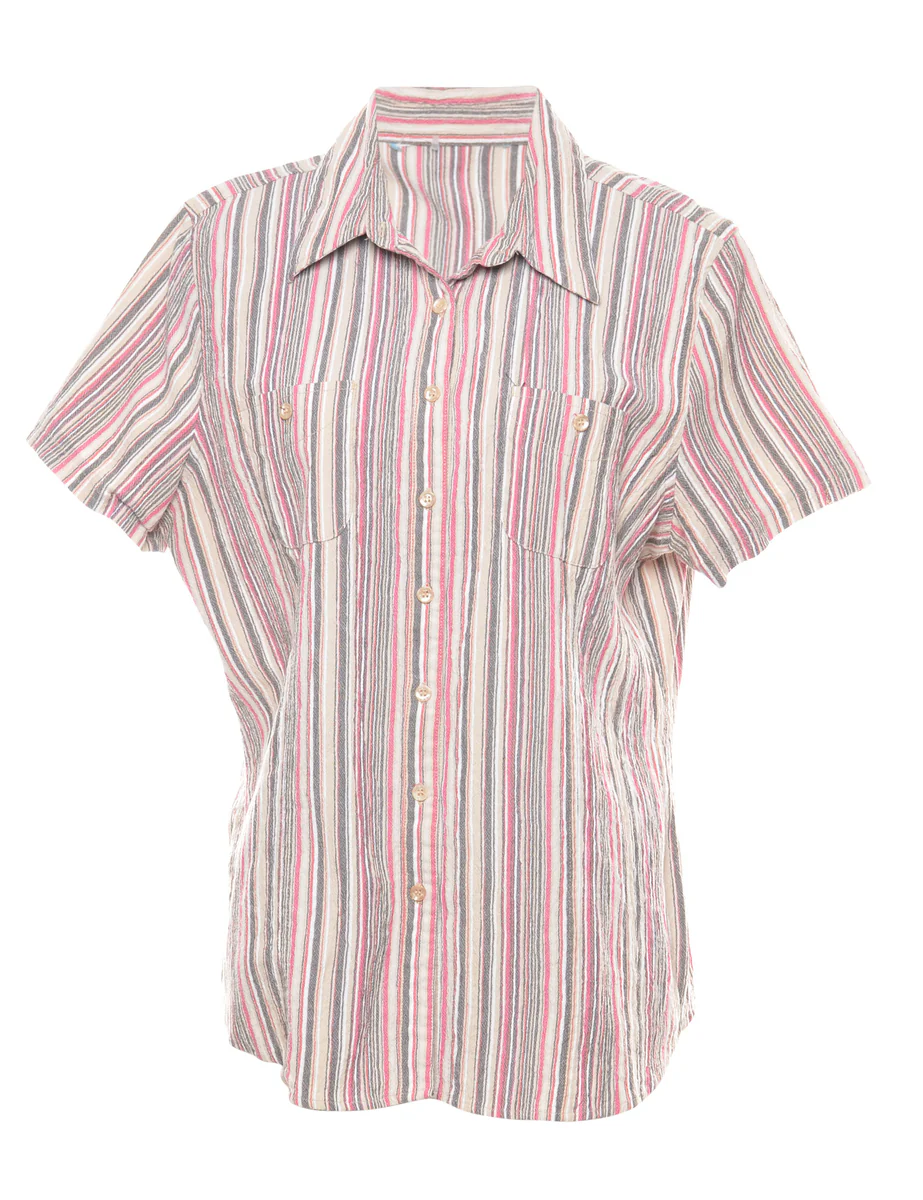 Vintage Striped Shirt - M