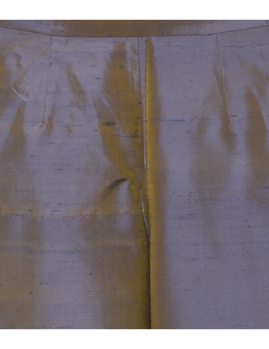 Tapered Shiny Trousers - W28 L27 - Image 3