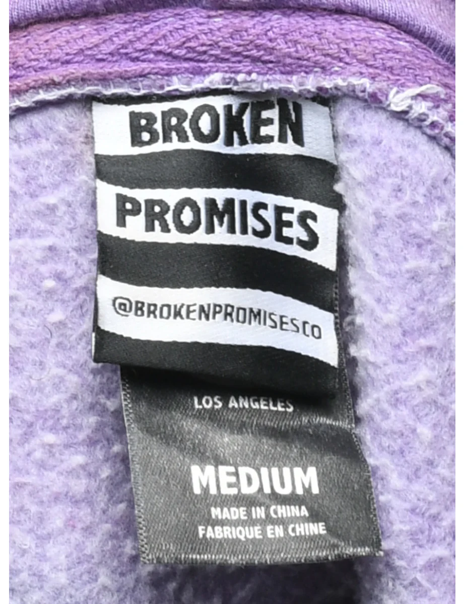 Tie-dye Broken Promises Hoodie - M - Image 4