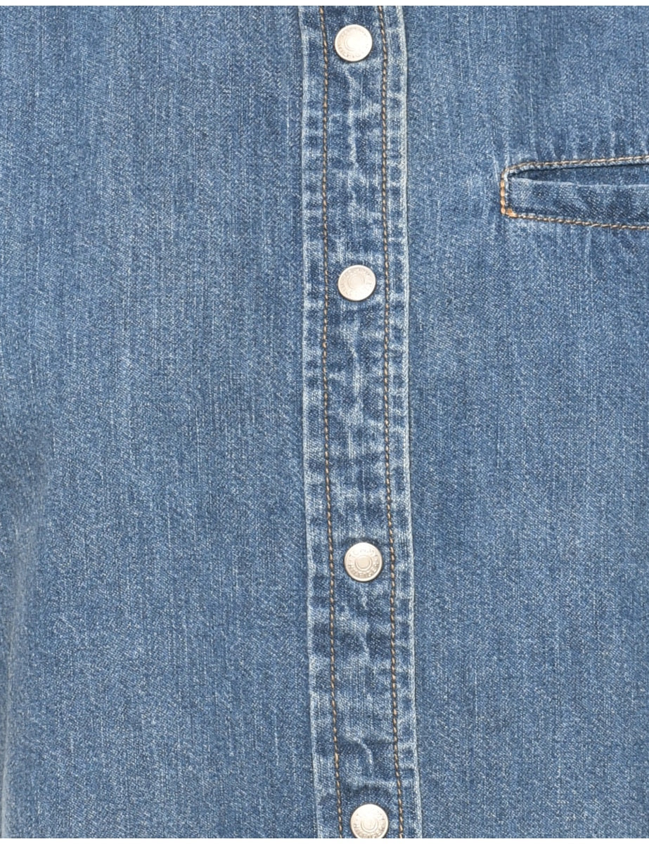 Vintage Tommy Hilfiger Denim Shirt - S - Image 3