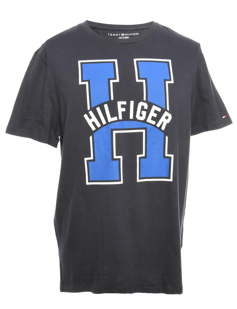 Vintage Tommy Hilfiger Printed T-shirt - L