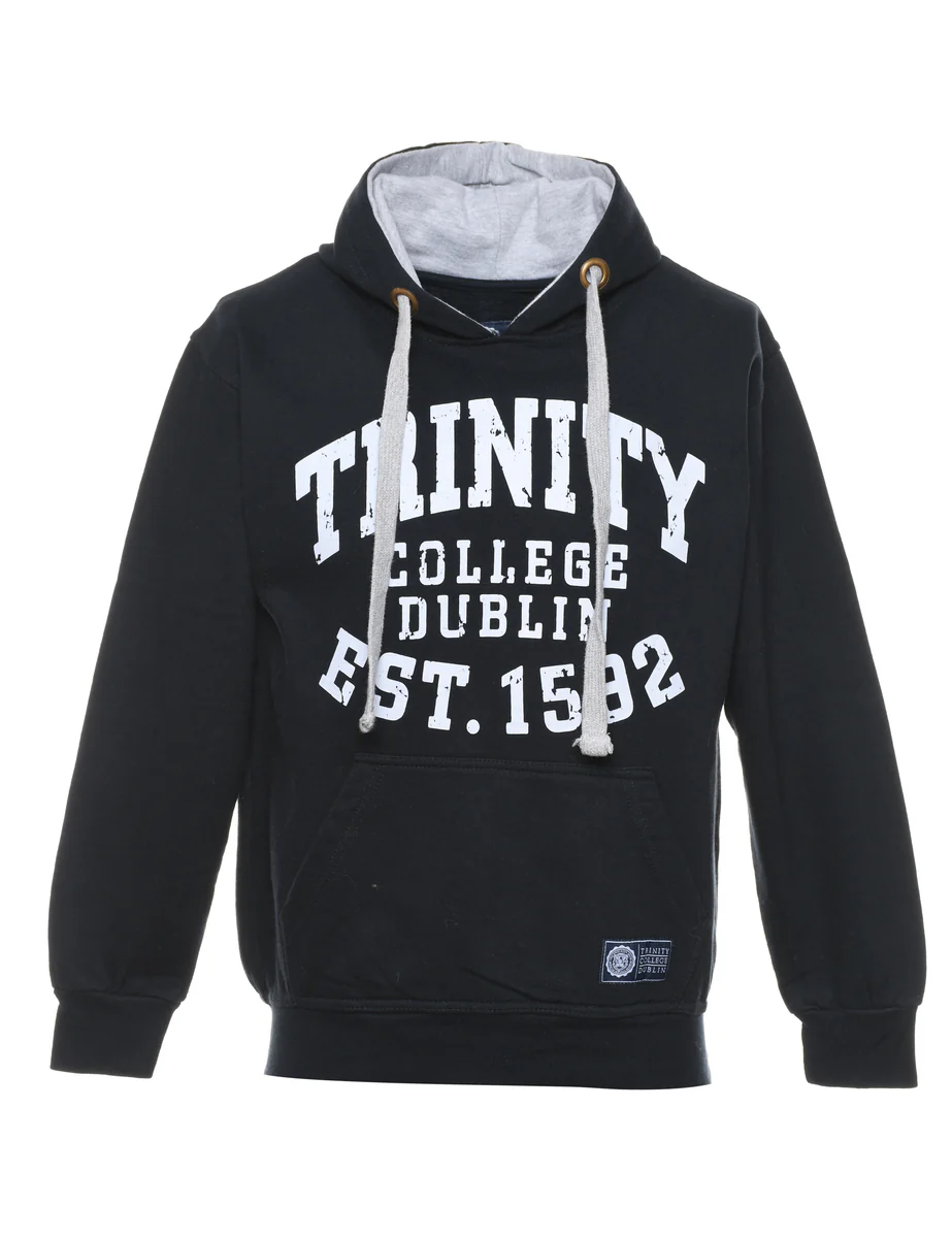Vintage Trinity Printed Hoodie - S