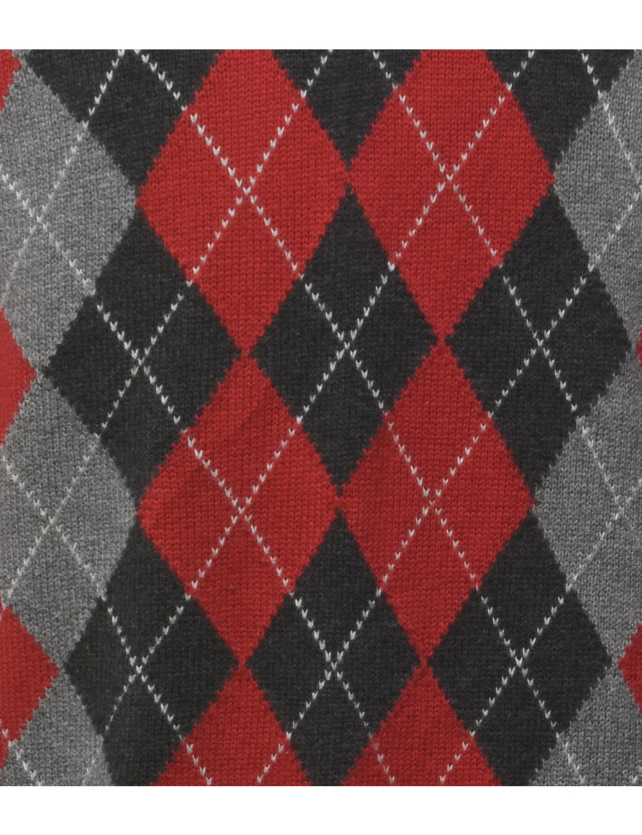 Vintage Van Heusen Argyle Jumper - M - Image 3