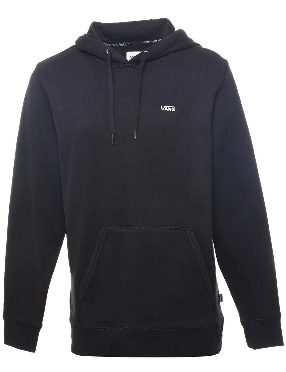 Vintage Vans Hooded Black Sweatshirt - S
