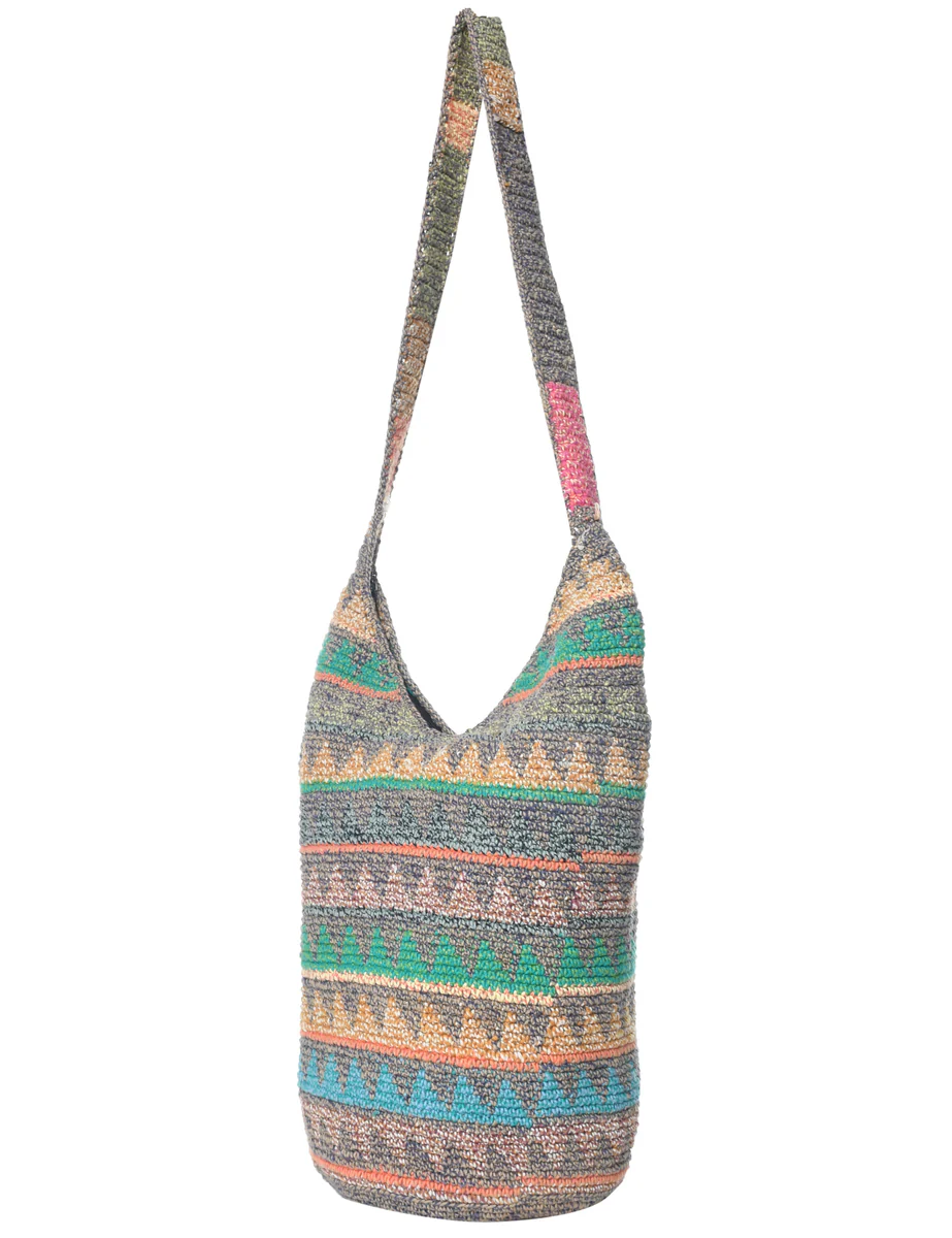 Vintage Woven Hobo Bag - M - Image 3