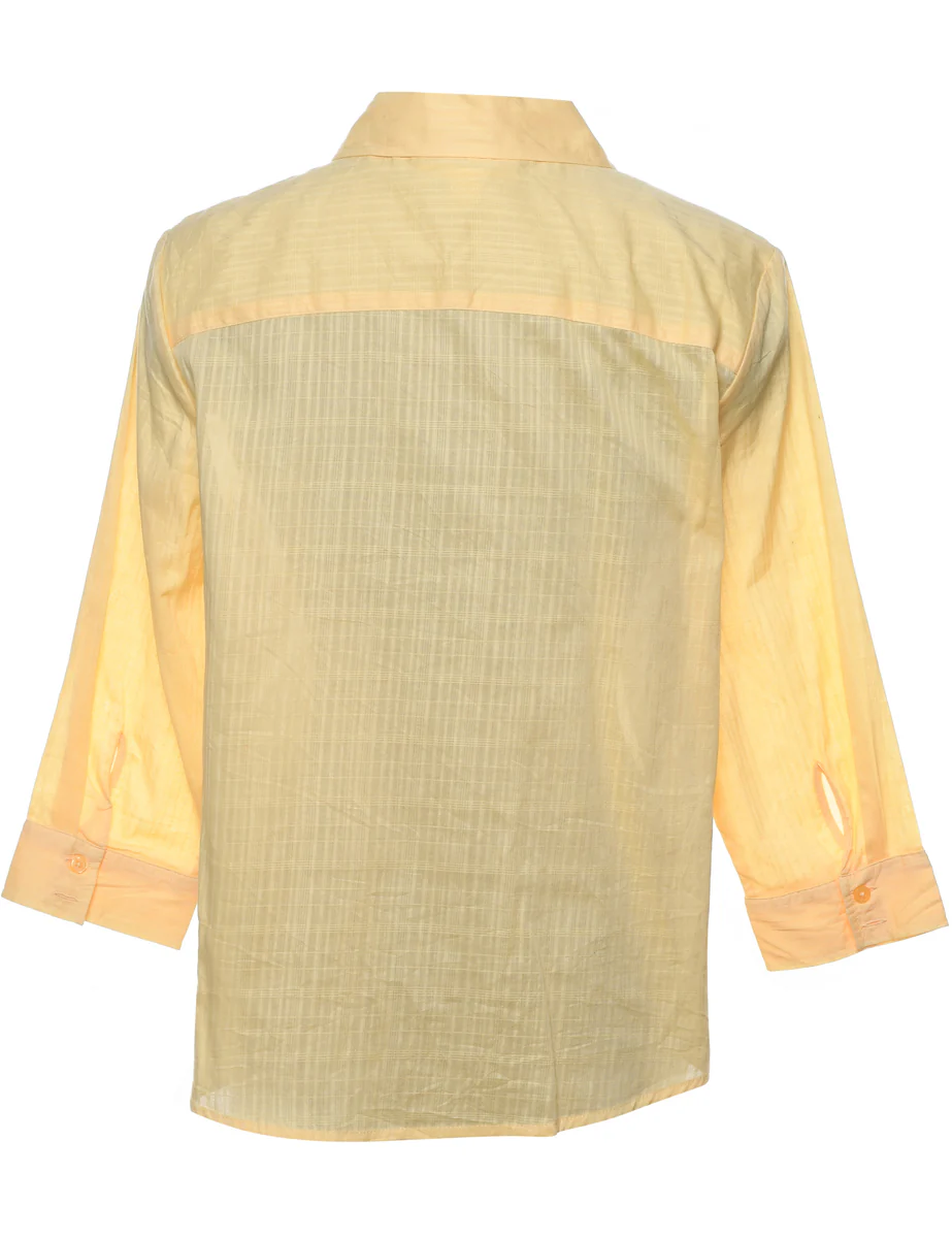 Vintage Yellow Shirt - M - Image 2