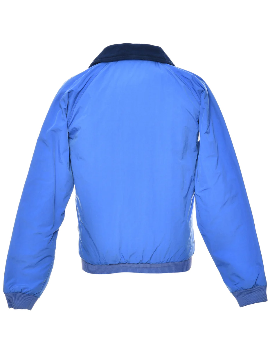 Vintage Zip Front Blue Ski Jacket - S - Image 2