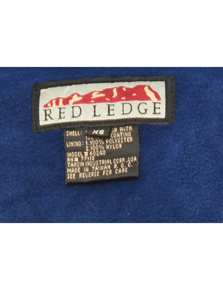 Vintage Zip Front Blue Ski Jacket - S - Image 4